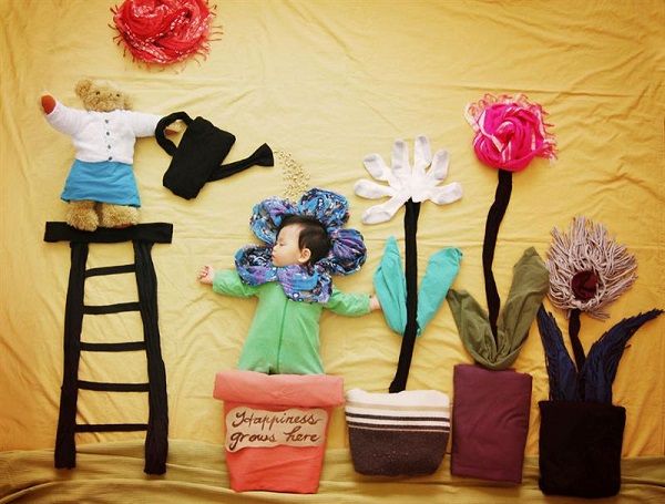 Η μαμά που δημιουργεί ονειρεμένα σκηνικά με πρωταγωνιστή το μωρό της! (φωτό και βίντεο)