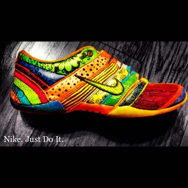 Κάντε τα παπούτσια σας καινούρια, μόνο με μαρκαδόρους!