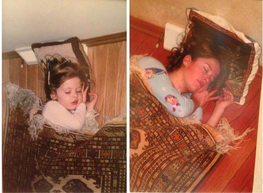 Τα τρία αδέρφια που ξαναφωτογραφίζονται όπως όταν ήταν μωρά (εικόνες)