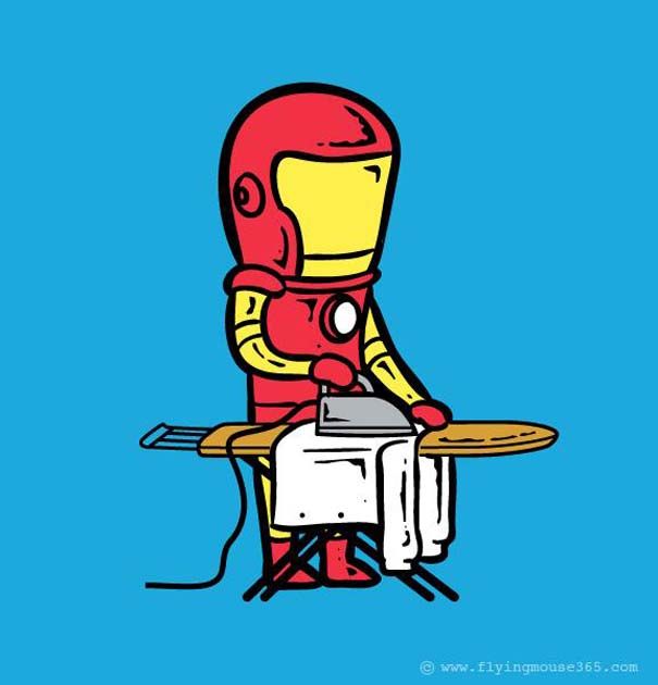 Αν οι σούπερ ήρωες ήταν επαγγελματίες… (φωτογραφίες)