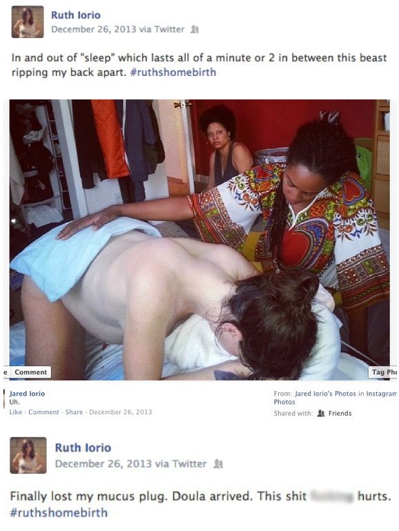 Γέννησε παρέα με τα social media! Facebook και Twitter, «σύντροφοί» της, τις δύσκολες ώρες (εικόνες)