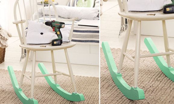 Ανακυκλώστε τις παλιές σας καρέκλες. Κάντε τις κουνιστές! (εικόνες)