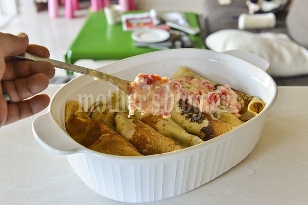 Κρέπες φούρνου με σπανάκι, ντοματίνια και γραβιέρα! Από τον Γιώργο Γεράρδο