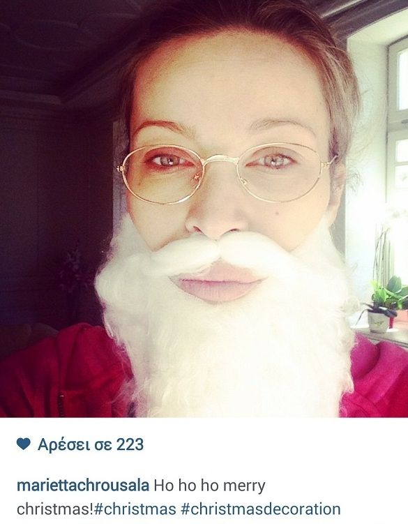 Μαριέττα Χρουσαλά: Δεν φαντάζεστε τι έχει ντυθεί η μέλλουσα μανούλα την ώρα που στολίζει το σπίτι! (εικόνα)