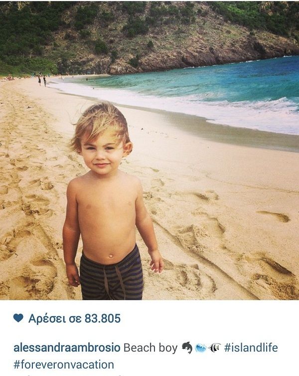 Αλεσάντρα Αμπρόσιο: Δείτε τη φωτογραφία με το γιο της που μας έκανε να παγώσουμε! (εικόνα)