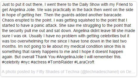 Δεν θα πιστέψετε τι έκανε η Αντζελίνα Τζολί σε μία θαυμάστριά της! (φωτογραφίες)