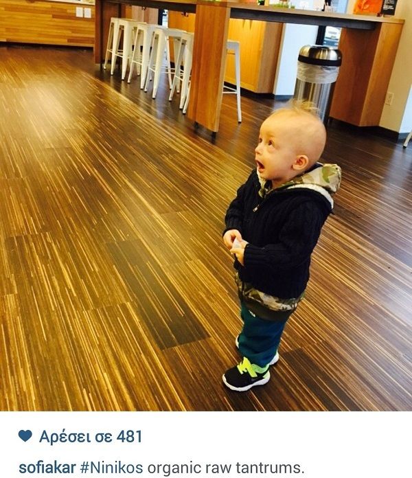 Σοφία Καρβέλα: Σηκώθηκε η τρίχα του γιου της κι εκείνη το τράβηξε σε φωτογραφία!