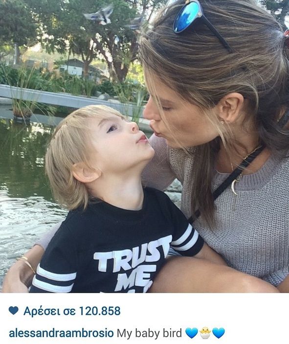 Αλεσάντρα Αμπρόσιο: Δείτε τι κάνει με το γιο της κι έχει «τρελάνει» το Instagram (εικόνα)