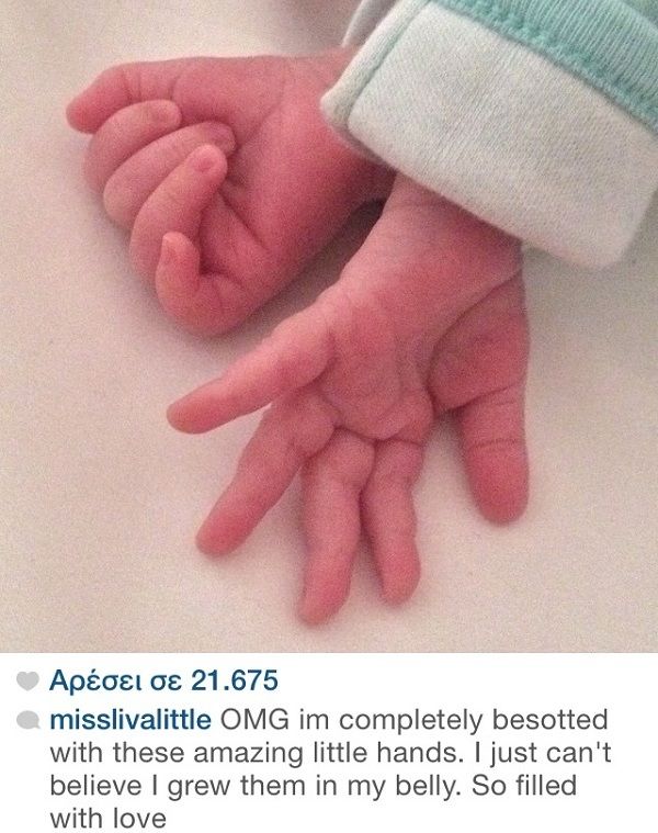 Λιβ Τάιλερ: Μας δείχνει για πρώτη φορά το μωράκι της! (εικόνες)