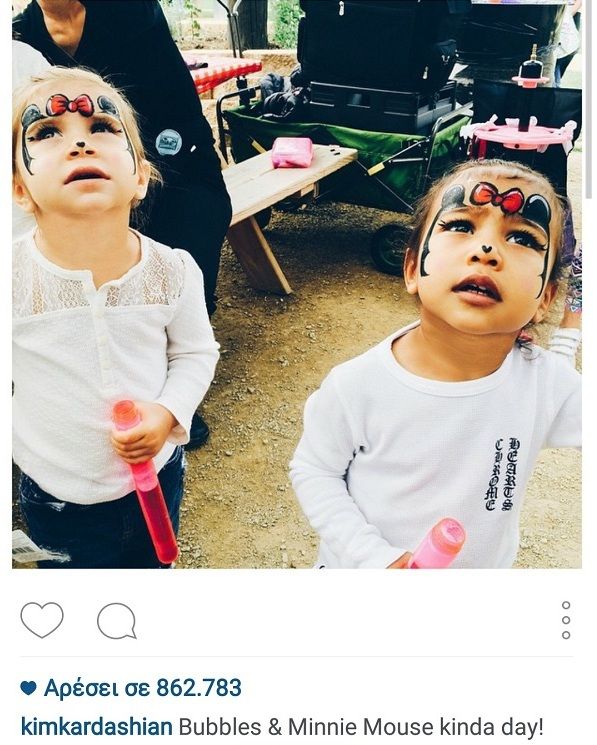 Κιμ Καρντάσιαν: Δείτε πώς βάφτηκε η μικρή Νορθ! (εικόνα)