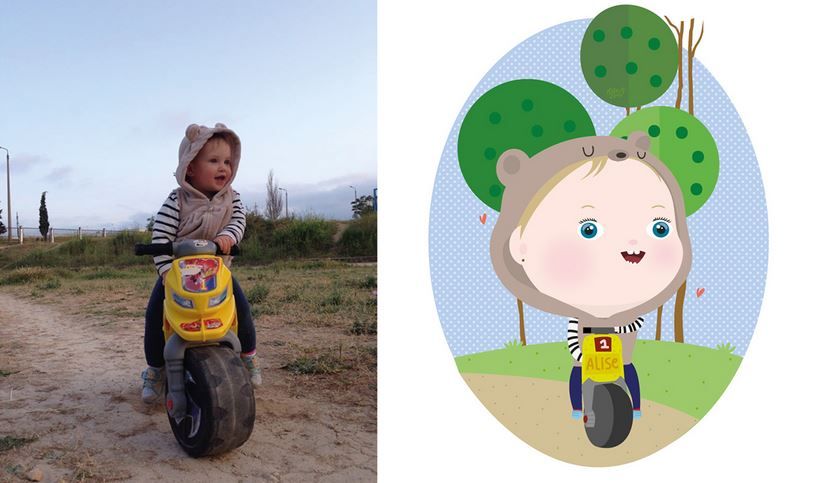 Πανέμορφο! Φωτογραφίες παιδιών μετατρέπονται στα πιο υπέροχα σκίτσα (εικόνες)