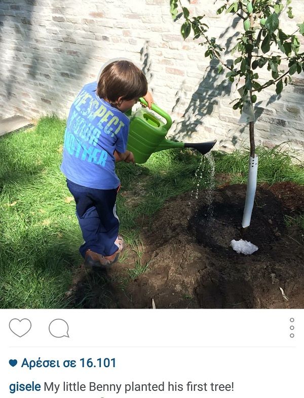 Ζιζέλ: Απαθανάτισε την πρώτη φορά του γιου της να…(εικόνα)