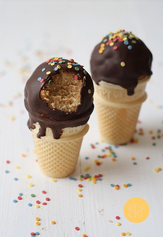 Cake pops σαν παγωτό (εικόνες & βίντεο)