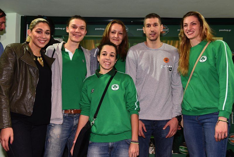 Λαμπερά ήταν τα εγκαίνια του PAO Shop στη Λεωφόρο Αλεξάνδρας