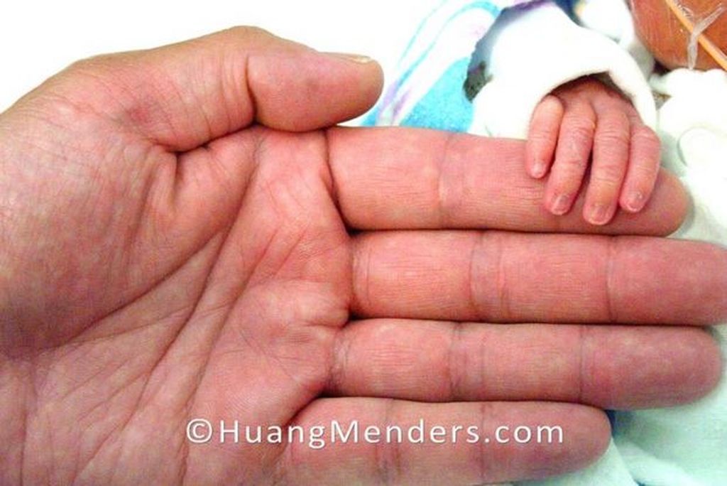 15. Αγγίζει για πρώτη φορά το χέρι του μπαμπά της