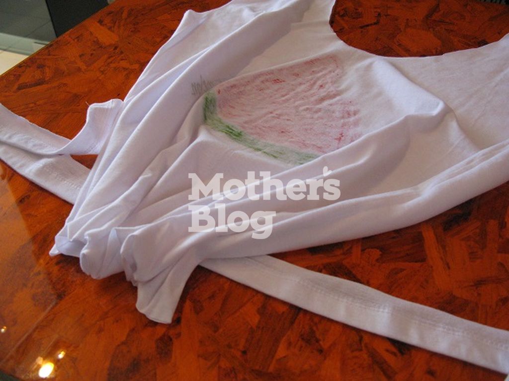 Χειροποίητη τσάντα και κολιέ καρπούζι από Τ-shirt!