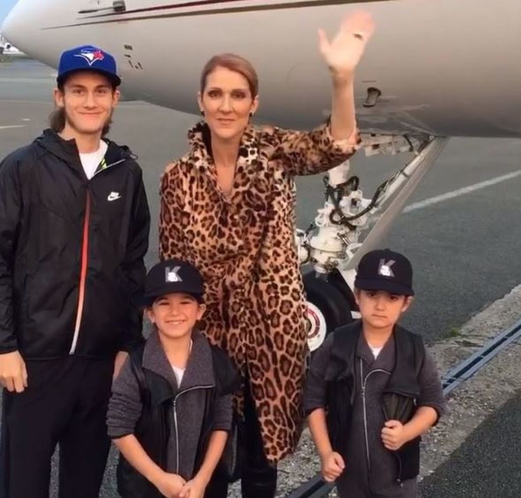Η Celine Dion φωτογραφίζεται με τους γιους της με αφορμή τα 7α γενέθλιά τους