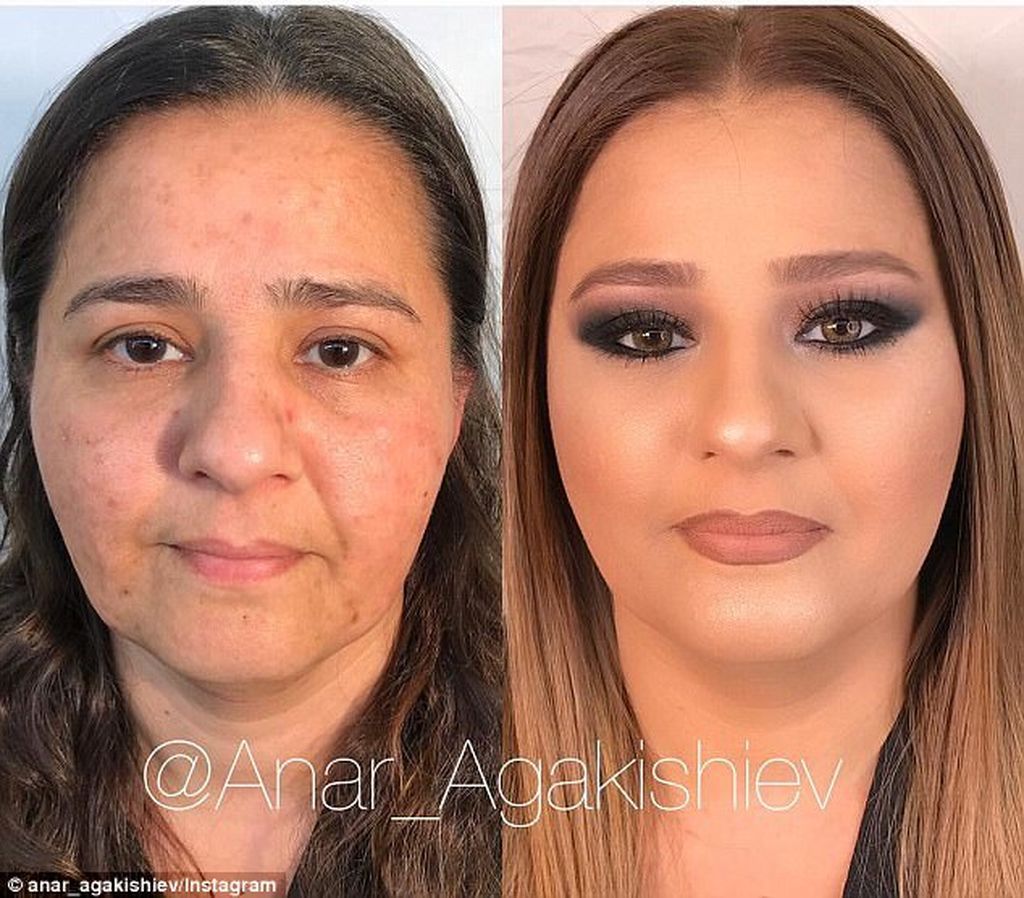 Μake up artist μεταμορφώνει τις γυναίκες με το μακιγιάζ  (pics+vid)