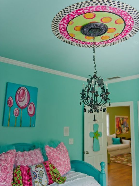 Deco: Παιδικό δωμάτιο σε τόνους τιρκουάζ (φώτο)