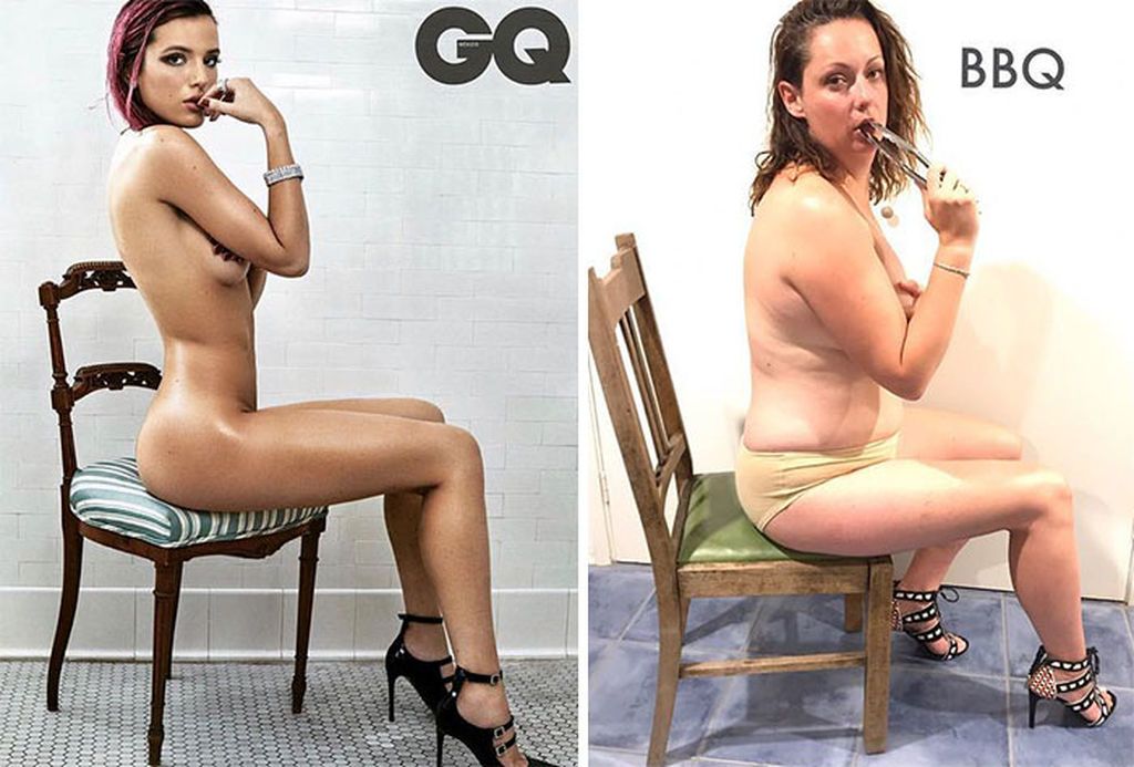 Η γυναίκα που μιμείται τις φωτογραφίες διάσημων στο Ιnstagram  «ξαναχτύπησε» (pics) 