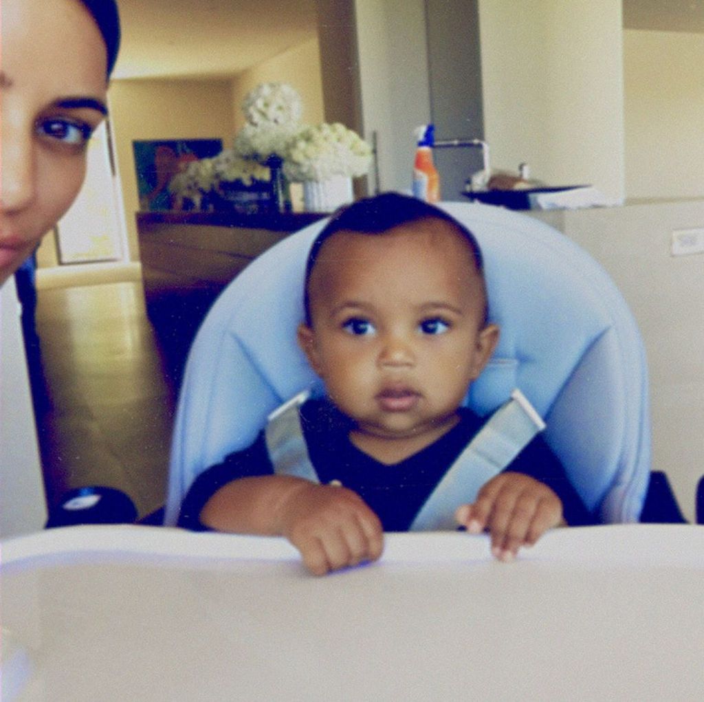 Η Kim Kardashian με τον γιο της, Saint.