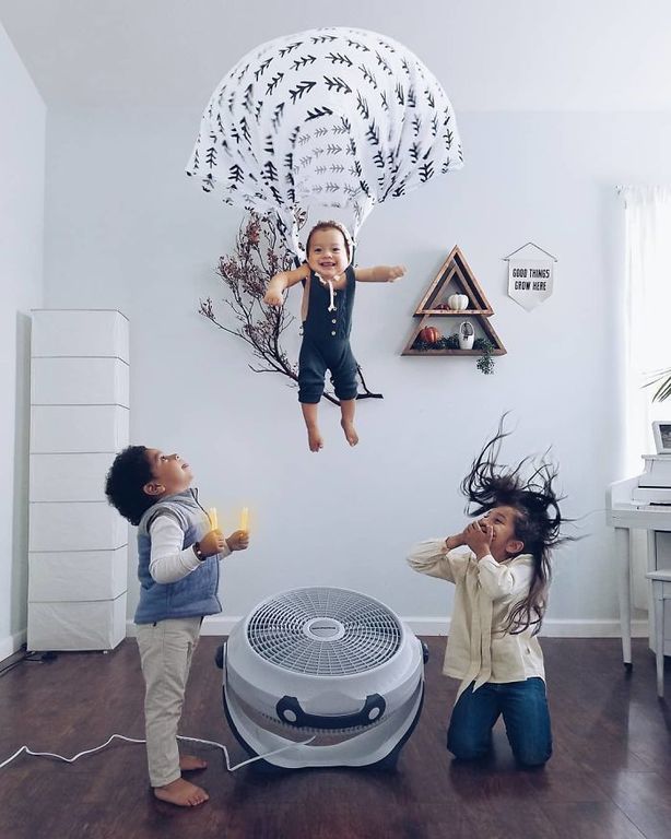 Μαμά φωτογραφίζει τα τρία της παιδιά. Το αποτέλεσμα είναι μαγικό και αστείο (pics)