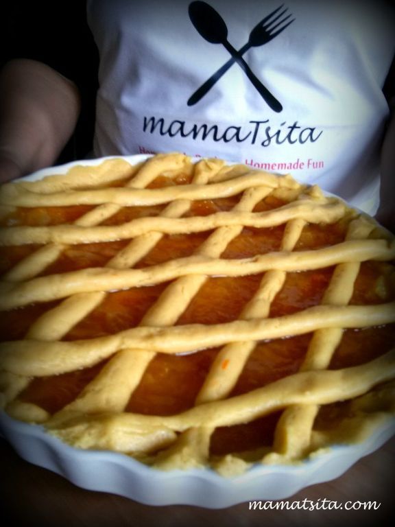 Νηστίσιμη και πεντανόστιμη πάστα φλώρα με μαρμελάδα πορτοκάλι 