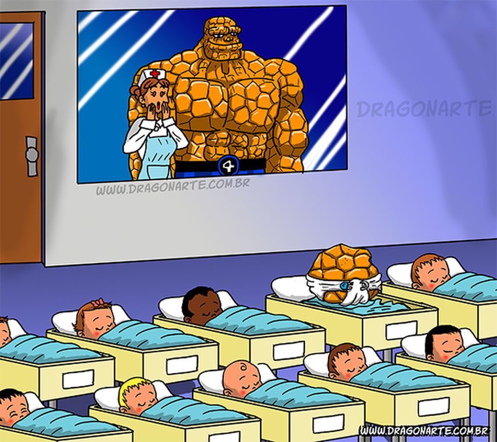 Δεκαπέντε σκίτσα που δείχνουν πώς θα ήταν τα μωρά γνωστών σούπερ ηρώων 