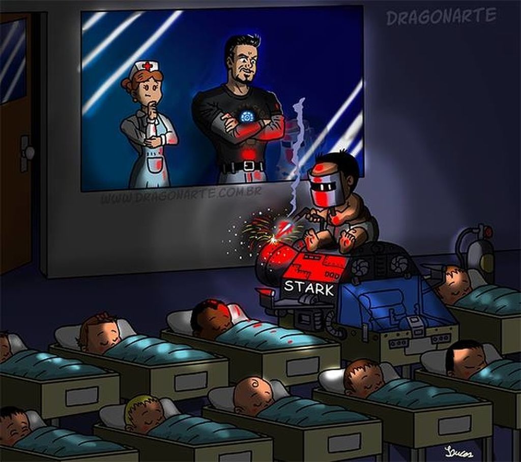 Δεκαπέντε σκίτσα που δείχνουν πώς θα ήταν τα μωρά γνωστών σούπερ ηρώων 