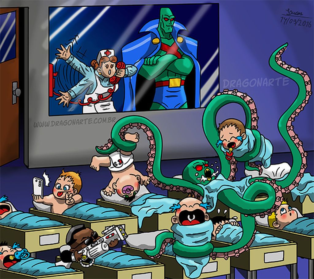 Δεκαπέντε σκίτσα που δείχνουν πώς θα ήταν τα μωρά γνωστών σούπερ ηρώων 