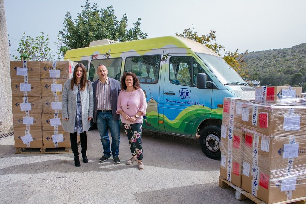 Η Sarkk ΑΒΕΕ συνεχίζει για 5η συνεχομένη χρονιά  τη στήριξη φιλανθρωπικών ιδρυμάτων 