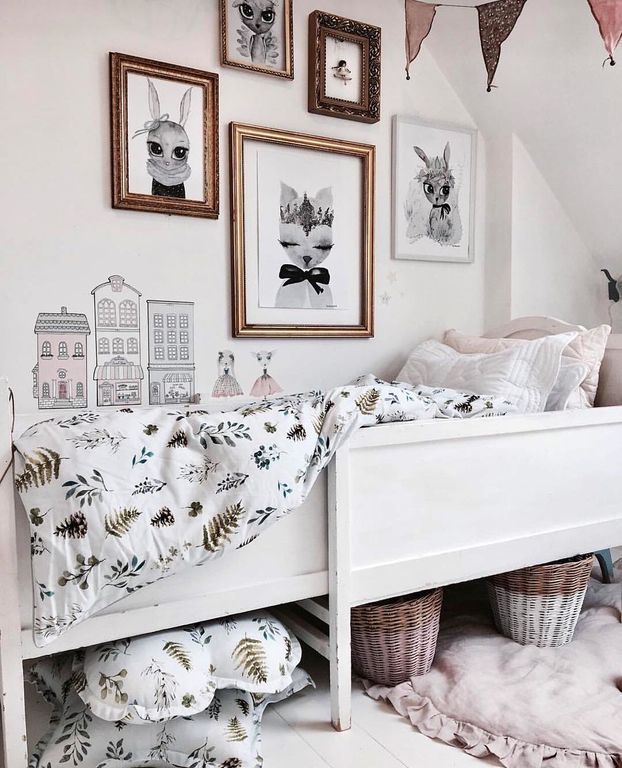 Ρομαντικό κοριτσίστικο βρεφικό δωμάτιο: 25+1 ιδέες για να το διακοσμήσετε