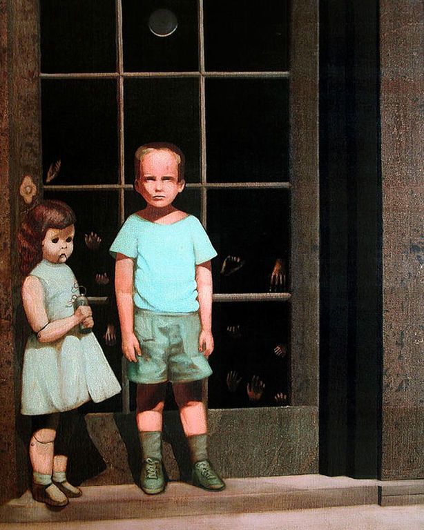 Ο πίνακας του Bill Stoneham «Τα χέρια που αντιστέκονται», δημιουργήθηκε το 1972 αλλά τον Φεβρουάριο του 2000 έγινε γνωστός ως ο στοιχειωμένος πίνακας. Ο λόγος απλός! Το 1978 ο ηθοποιός που αγόρασε τον πίνακα πέθανε. Τρία χρόνια αργότερα, το 1981, πέθανε κ