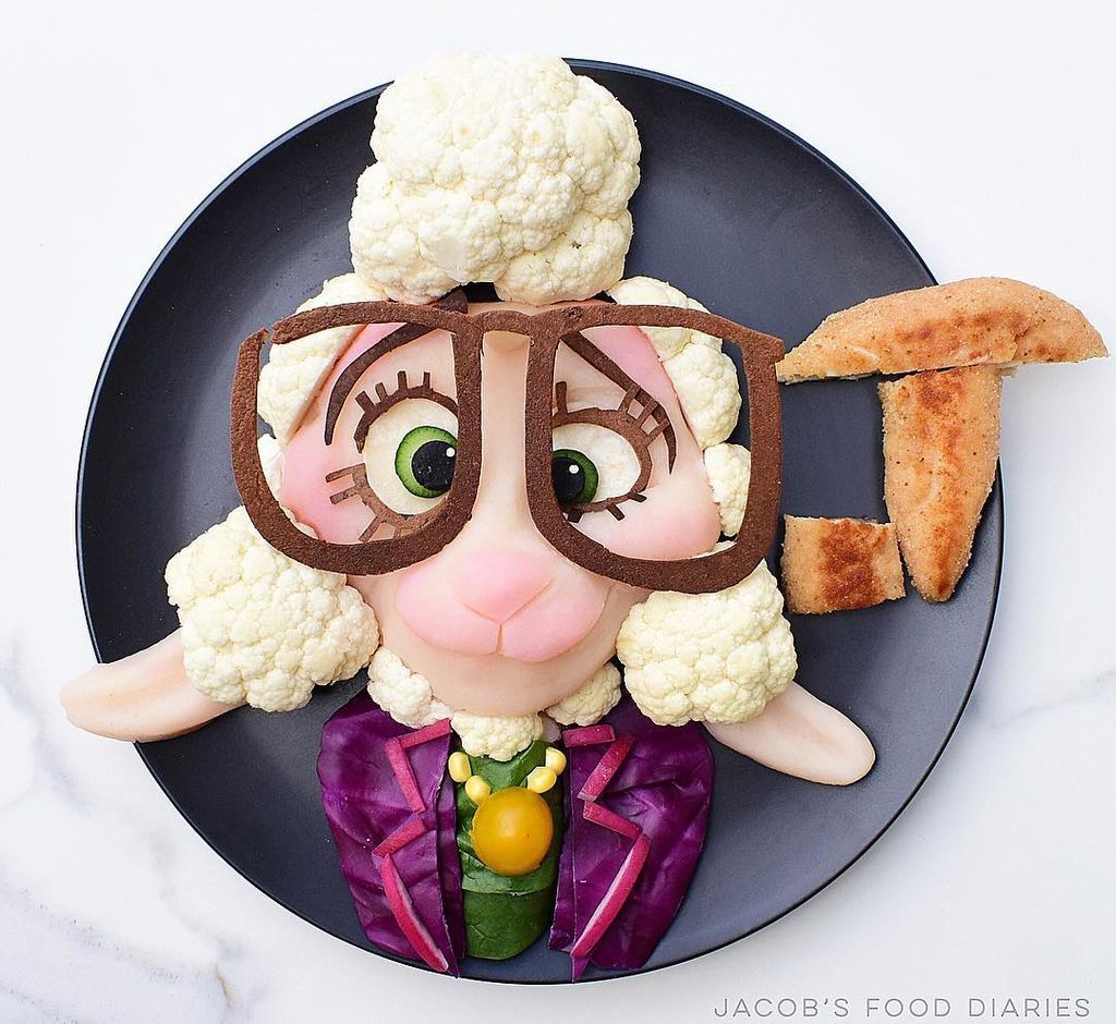 Μετατρέπει σε υγιεινά γεύματα χαρακτήρες καρτούν ώστε ο γιος του να τα τρώει (pics)