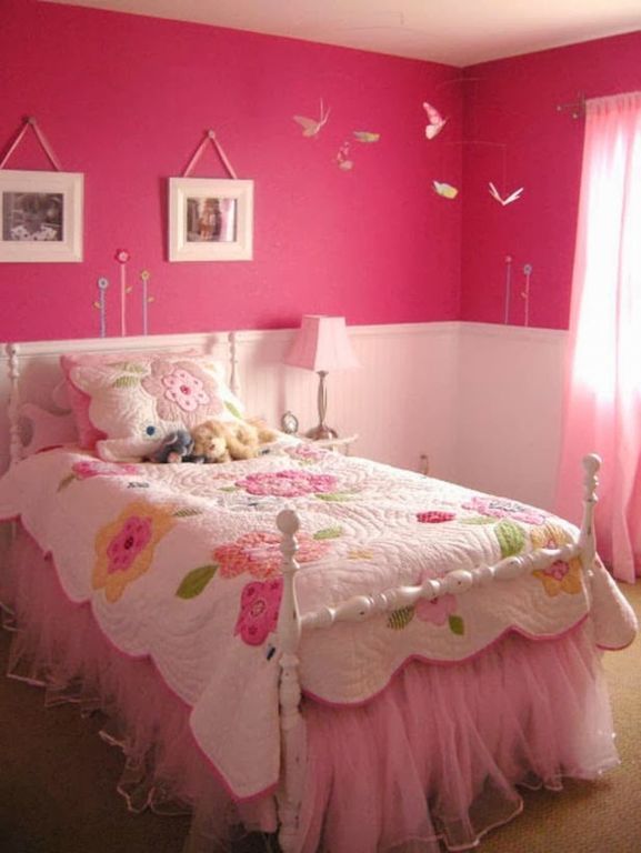 Ρομαντικό παιδικό δωμάτιο για κορίτσια - Είκοσι όμορφες ιδέες 