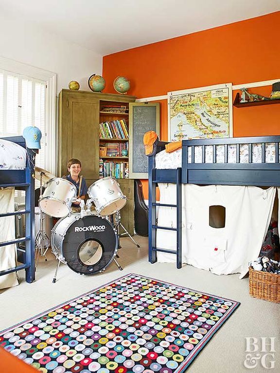 Κοινό παιδικό δωμάτιο: Είκοσι ιδέες για άνετη συμβίωση 