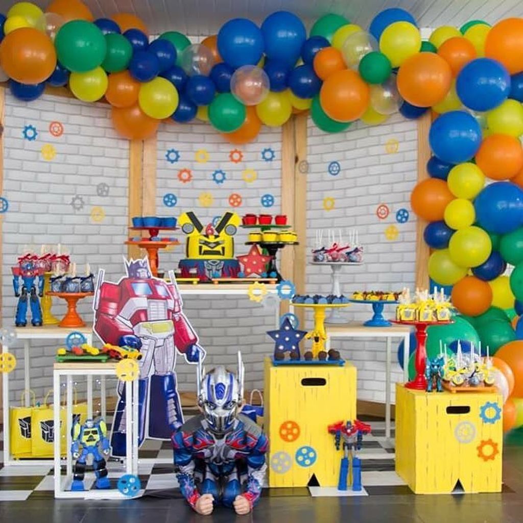 Transformers: Ιδέες για να διακοσμήσετε το πάρτι του παιδιού σας