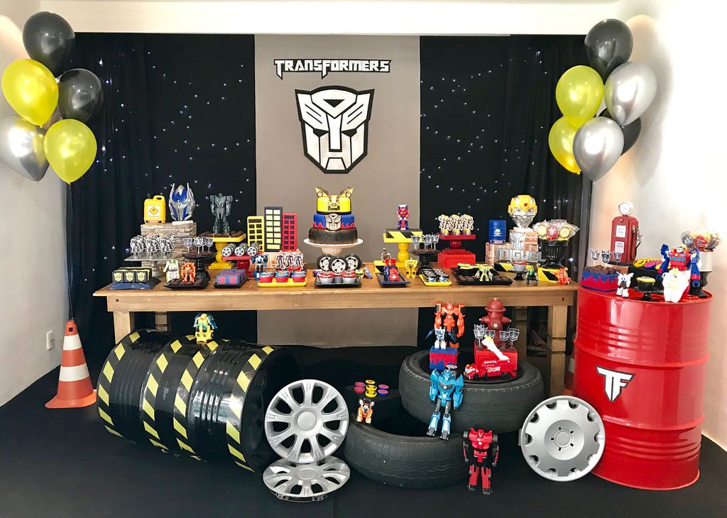 Transformers: Ιδέες για να διακοσμήσετε το πάρτι του παιδιού σας