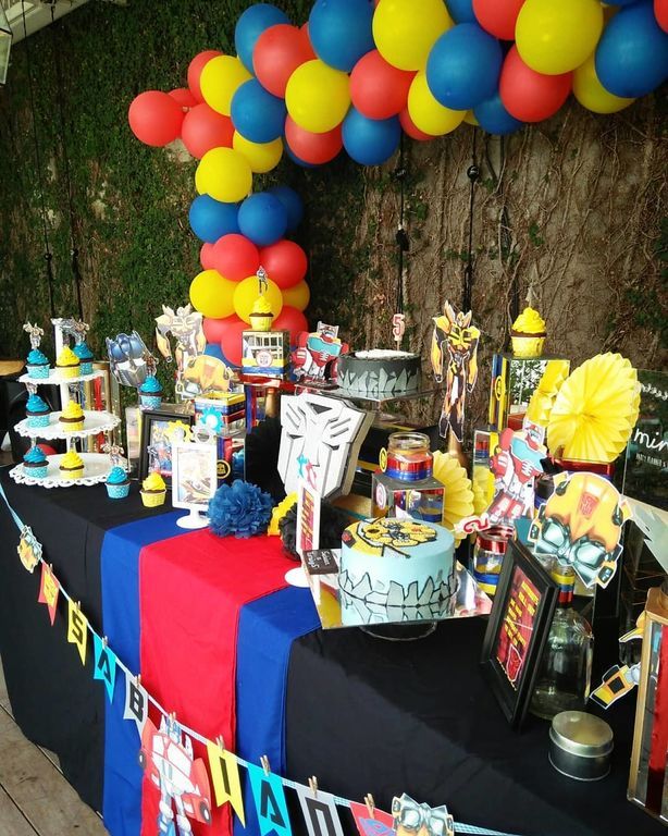 Transformers: Ιδέες για να διακοσμήσετε το πάρτι του παιδιού σας