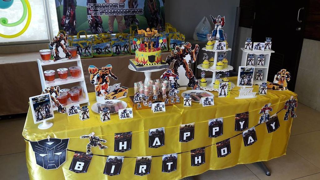 Transformers: Ιδέες για να διακοσμήσετε το πάρτι του παιδιού σας
