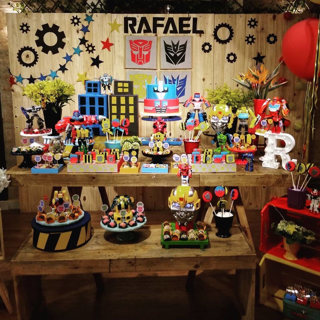 Transformers: Ιδέες για να διακοσμήσετε το πάρτι του παιδιού σας