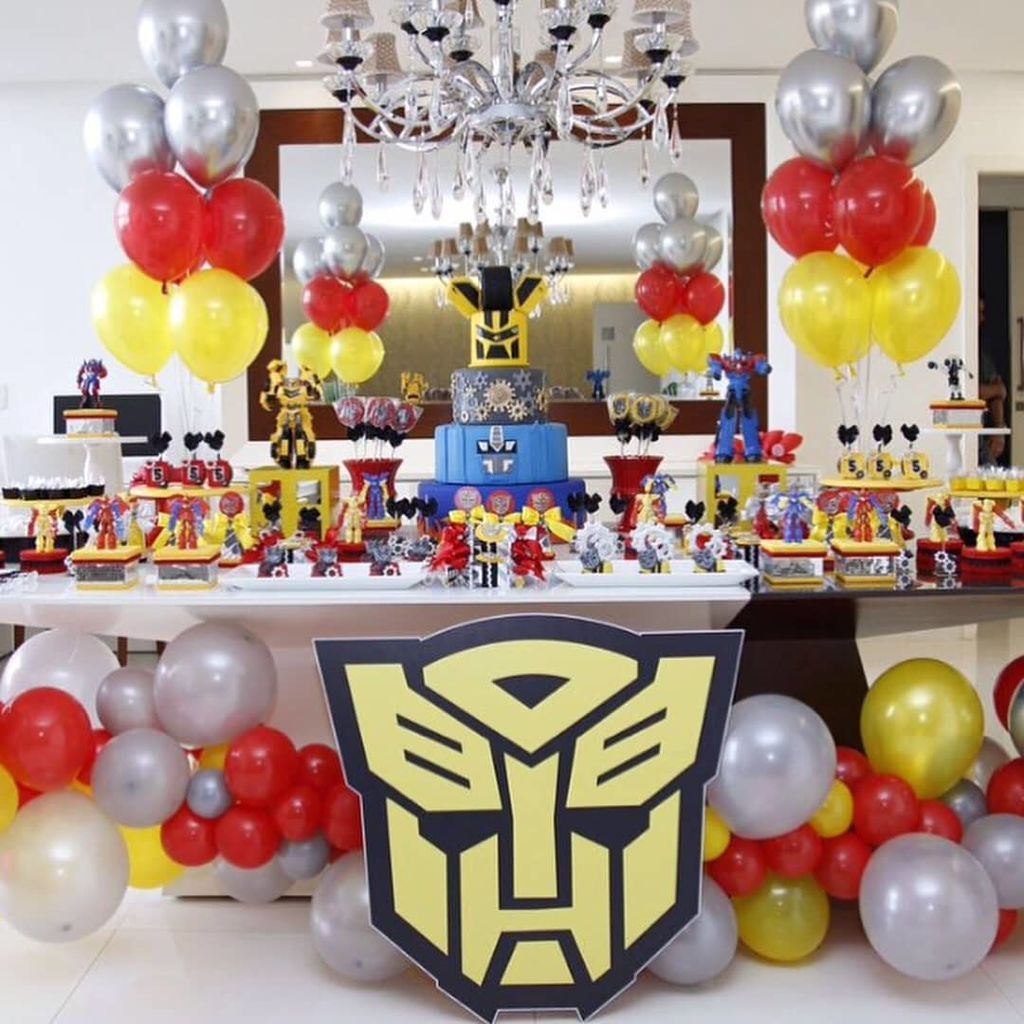 Transformers: Ιδέες για να διακοσμήσετε το πάρτι του παιδιού σας