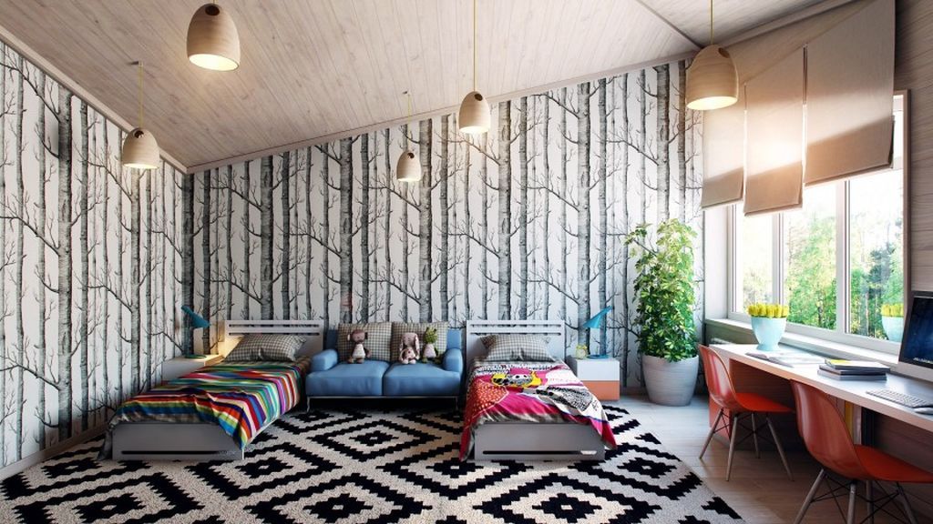 Είκοσι μοντέρνες ιδέες για κοινό παιδικό δωμάτιο (pics)