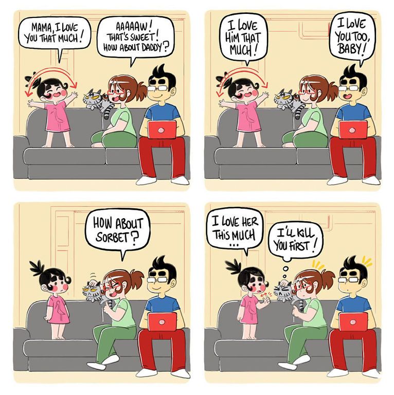 Είκοσι σκίτσα που δείχνουν πώς είναι να είσαι μια σύγχρονη μαμά