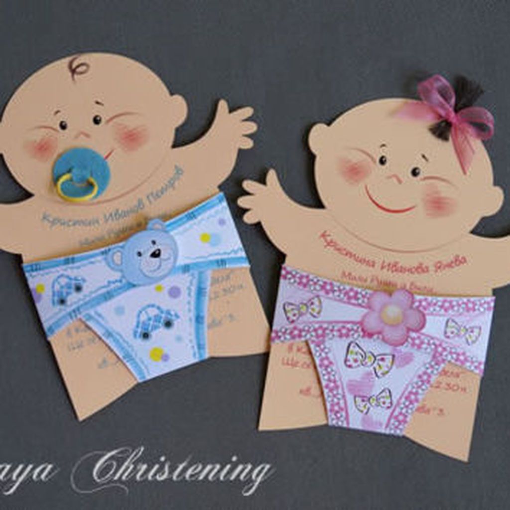 Προσκλητήρια βάπτισης: Είκοσι ιδέες για να τα φτιάξετε μόνες σας