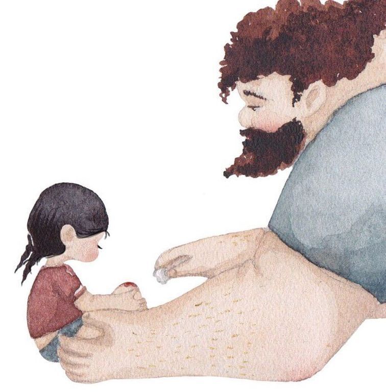 Δέκα τρυφερά σκίτσα αποκαλύπτουν την υπέροχη σχέση μπαμπά και κόρης