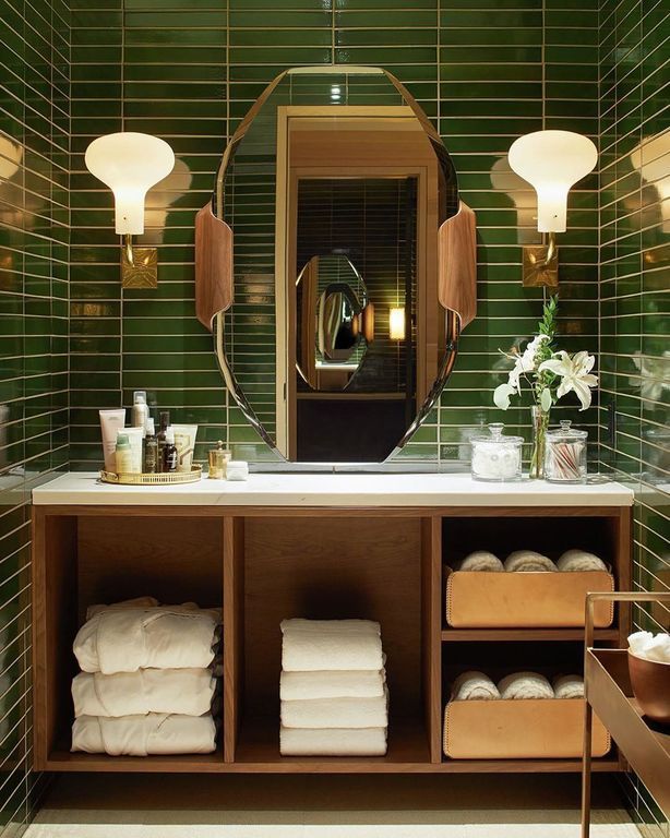 Θα λέγατε ναι σε ένα πράσινο μπάνιο; Αν ναι, τότε δείτε υπέροχες ιδέες από το Instagram