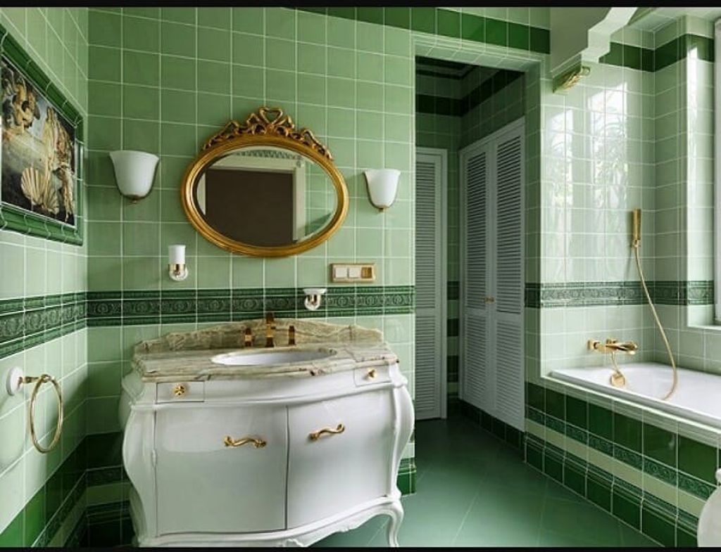 Θα λέγατε ναι σε ένα πράσινο μπάνιο; Αν ναι, τότε δείτε υπέροχες ιδέες από το Instagram