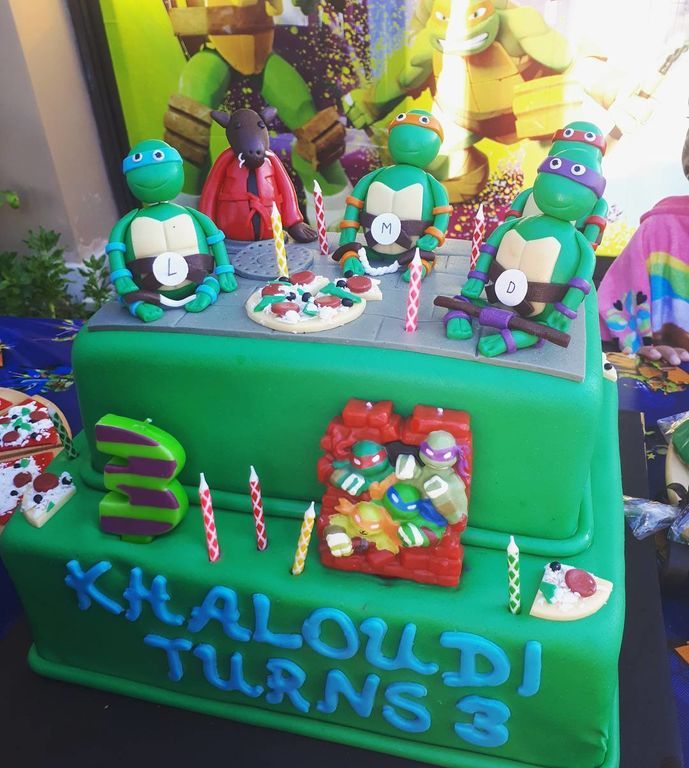 Παιδικό πάρτι με θέμα τα χελονονιντζάκια - Ιδέες διακόσμησης και τούρτας