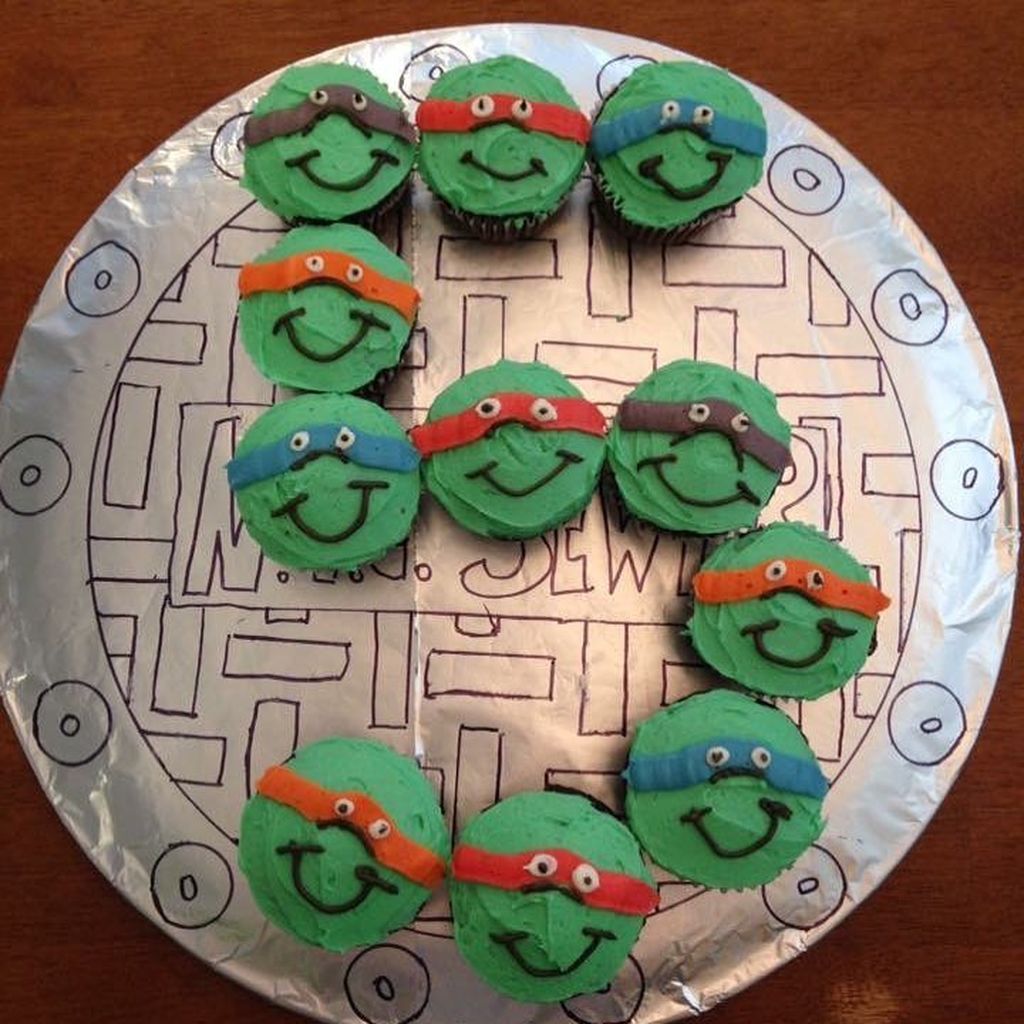 Παιδικό πάρτι με θέμα τα χελονονιντζάκια - Ιδέες διακόσμησης και τούρτας